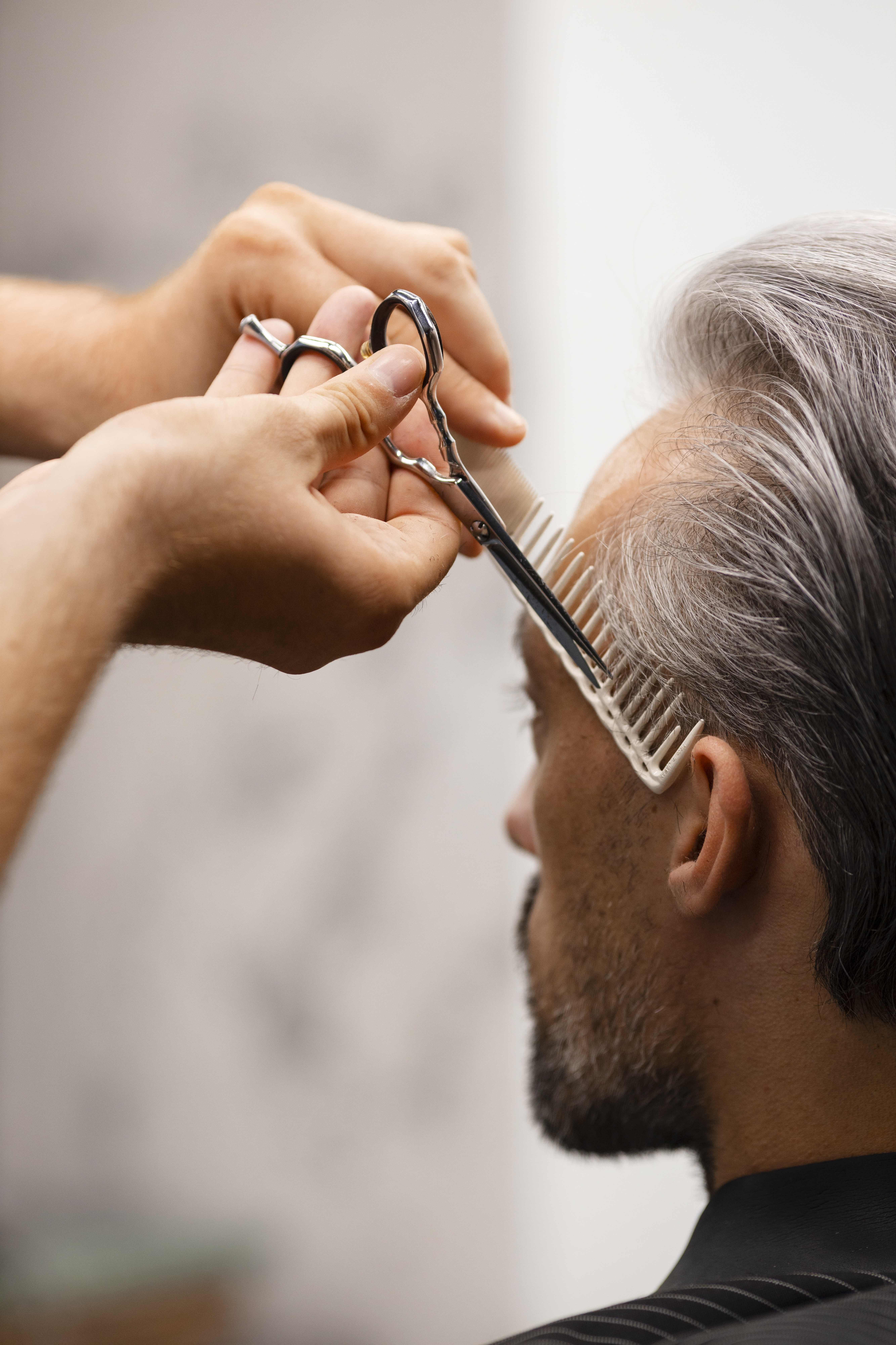 Precision haircut service